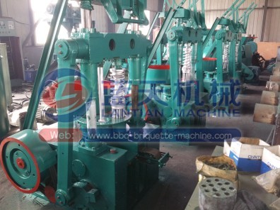 Coconut shell charcoal briquette machine