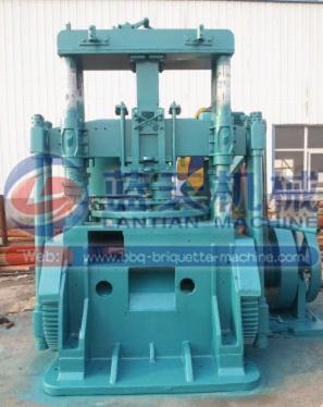 Coke briquette making machine