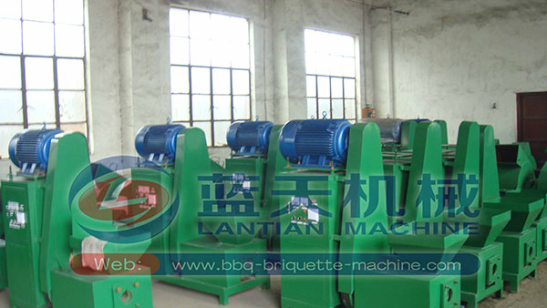 Biomass briquette machine