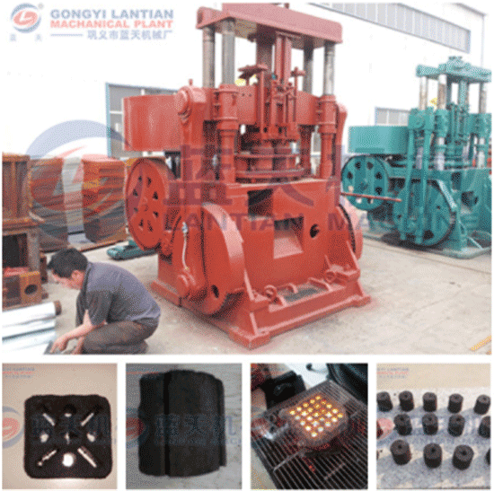 biomass barbecue charcoal briquette machine